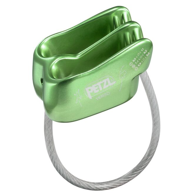Petzl Verso asegurador descensor polivalente escalada
