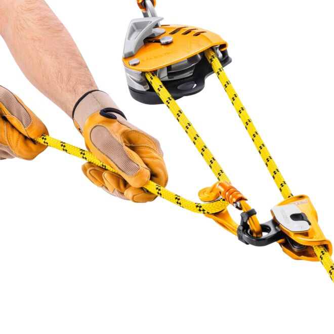 Petzl Maestro S descensor con polea bloqueadora para rescate