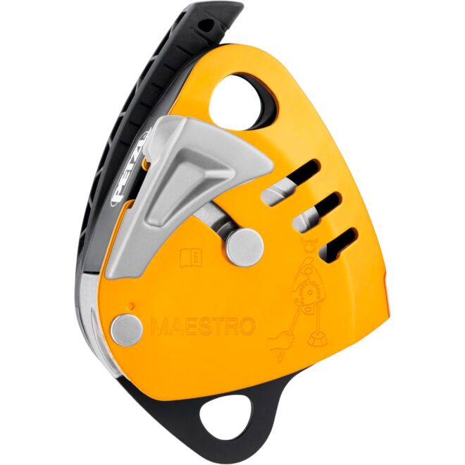 Petzl Maestro S descensor con polea bloqueadora para rescate