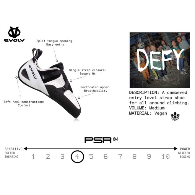 Evolv Defy pies de gato
