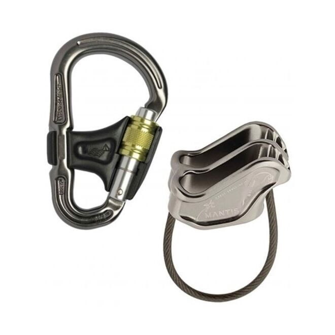DMM Mantis Belay Master 2 Set asegurador + mosquetón de escalada