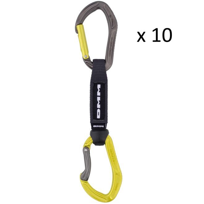 DMM Alpha Sport 10-Pack climbing quickdraws