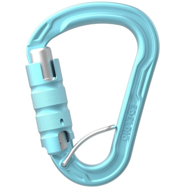 Petzl Neox asegurador con bloqueo asistido y mosquetón de escalada