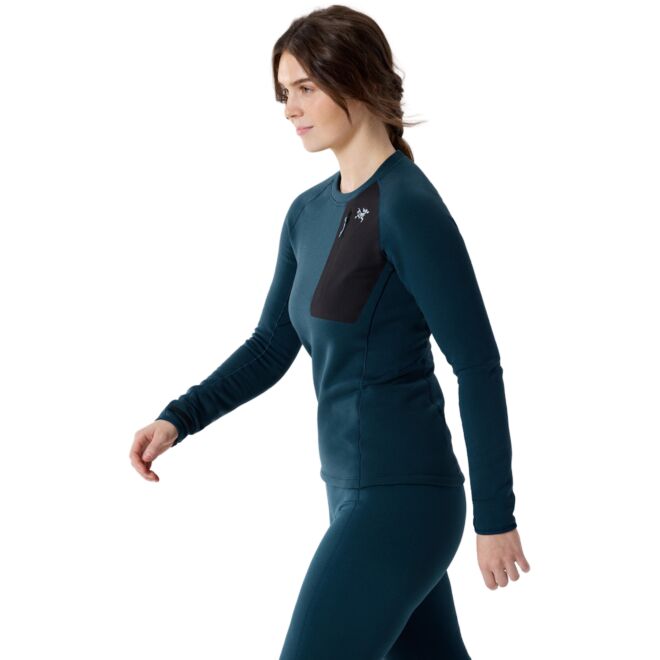 Arc'teryx Kyanite Baselayer Crew Neck W camiseta térmica de manga larga mujer