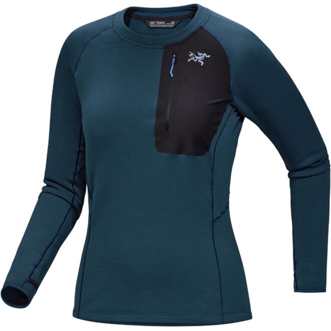 Arc'teryx Kyanite Baselayer Crew Neck W camiseta térmica de manga larga mujer