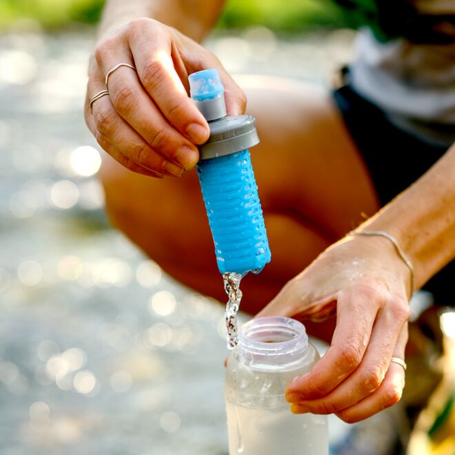 HydraPak UltraFlask+ 500ml botella blanda y filtro