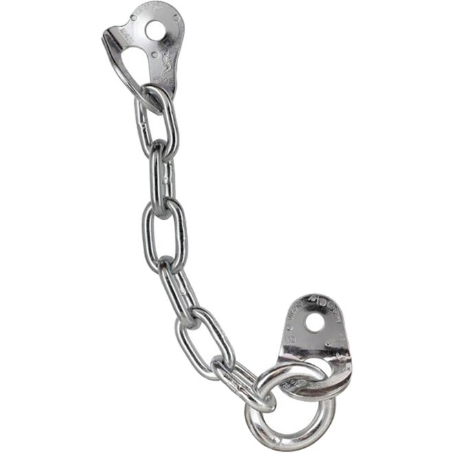 Fixe Reunión D Ecotri grupo de anclaje zincado 2 piastrinas + cadena + anillo