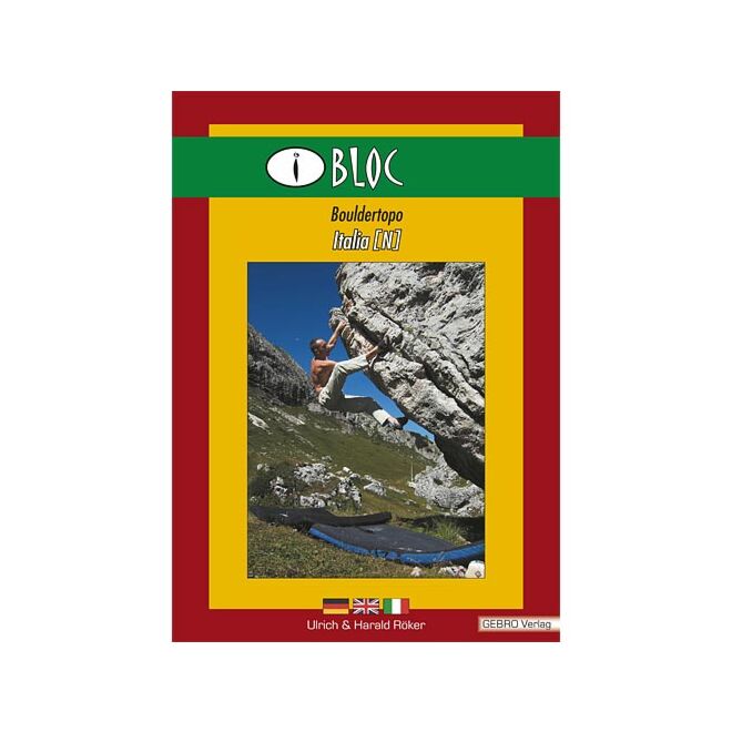 Gebro Verlag iBloc spot boulder norte Italia guía de escalada