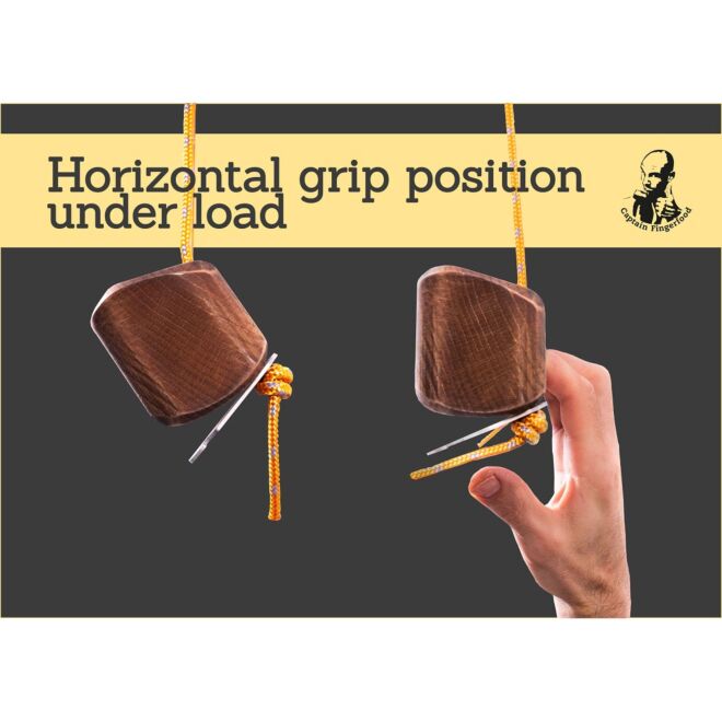 Captain Fingerfood Hangboard 180° multipresa de escalada portátil