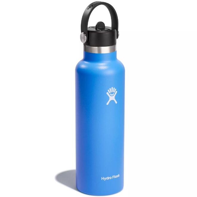 Hydro Flask 21 OZ (621 ml) Standard Mouth with Flex Straw Cap botella térmica