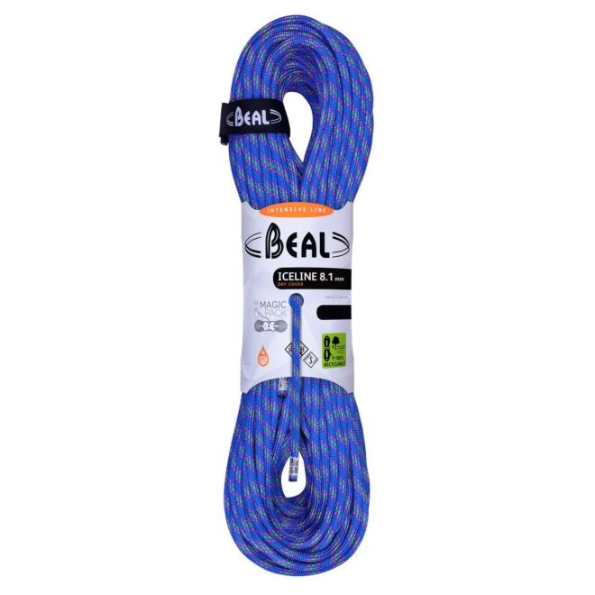 Beal Ice Line 8.1 mm Unicore Dry Cover media cuerda de escalada