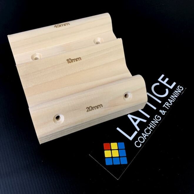 Lattice Training Triple Twins pareja de presas de entrenamiento de escalada