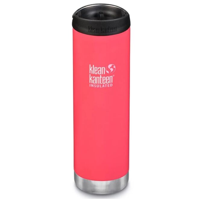 Klean Kanteen TKWide 20 oz con Cafè Cap botella térmica