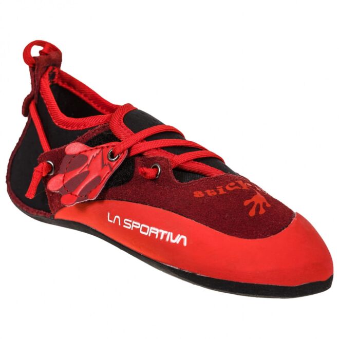 La Sportiva Stickit Chili/Poppy zapatillas de escalada niño