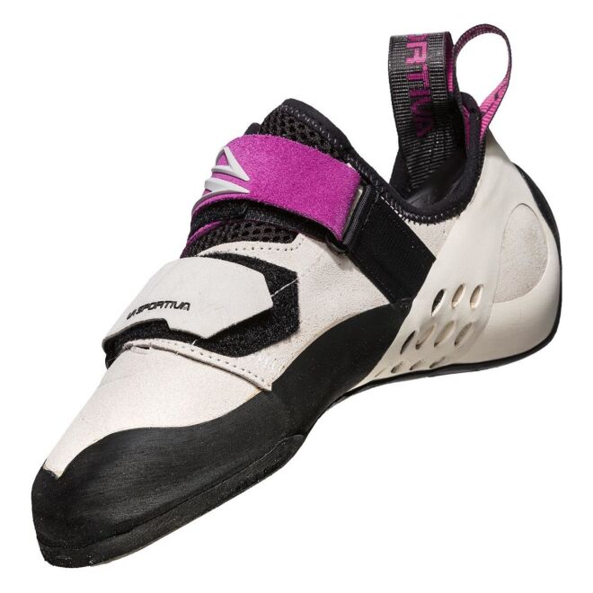La Sportiva Katana Woman White / Purple zapatillas de escalada mujer