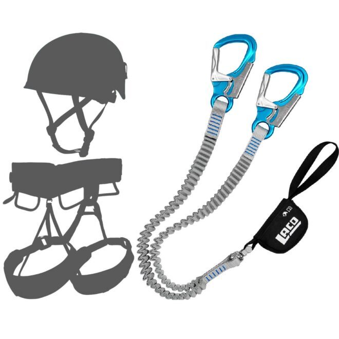 Oliunìd Deal Kit LACD Set Via Ferrata Pro Evo S 3.0 set ferrata + casco e arnés kit via ferrata