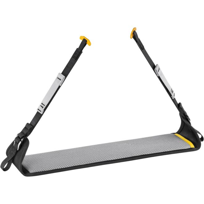 Petzl Litepod asiento de trabajo compacto diseñado para suspensiones prolongadas