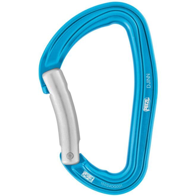 Petzl Djinn mosquetón de escalada de palanca curva
