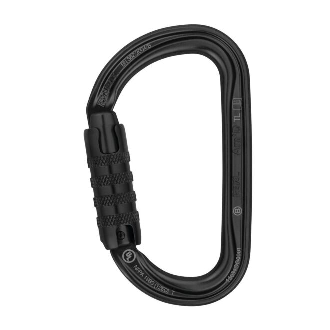 Petzl Am'D Triact Lock mosquetón de triple movimiento escalada