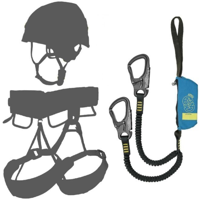 Oliunìd Deal Kit Kong Medale 2.0 + kit de casco y arnés para ferrata