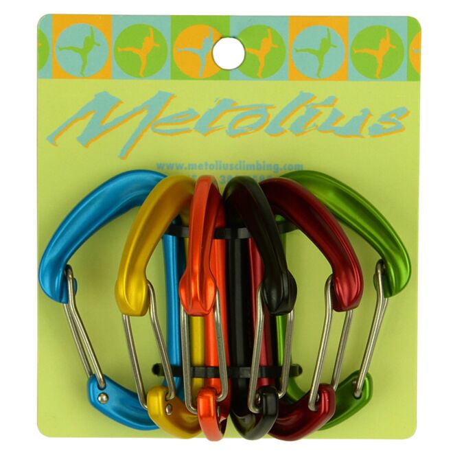 Metolius FS Mini II Jet Set 6 Pack climbing carabiners