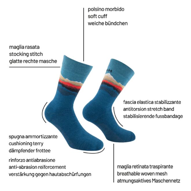 Calze GM Reactive Mountain men's trekking socks