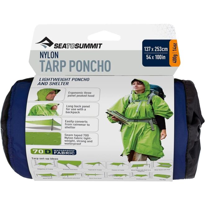 Sea To Summit Nylon Tarp Poncho poncho impermeable