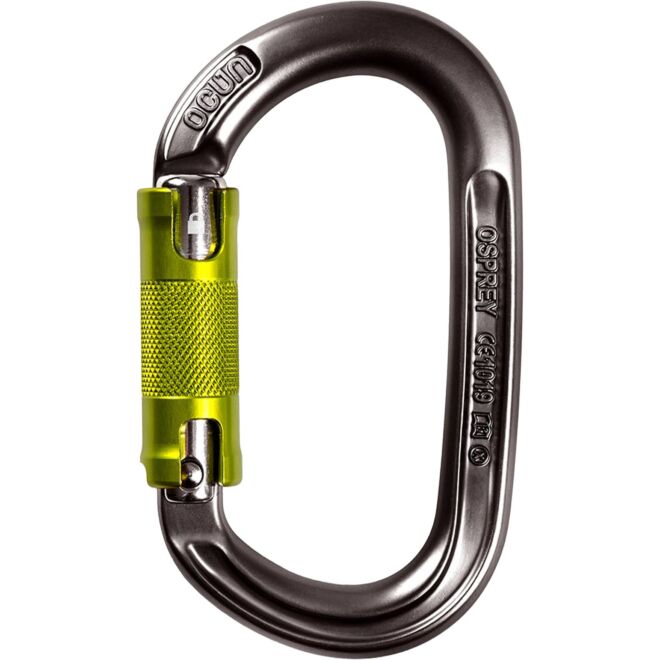 Ocun Osprey Twist oval carabiner with screw lock
