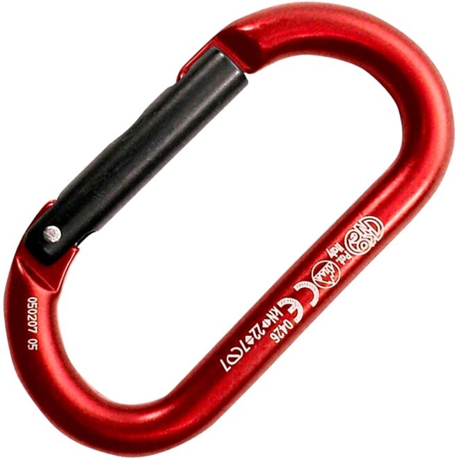 Kong Oval Alu Straight Gate mosquetón de escalada ovalado