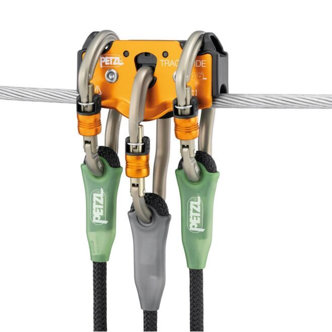 Petzl Trac Guide polea doble escalada