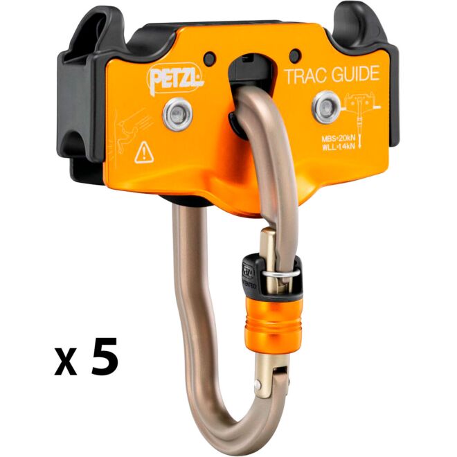 Petzl Trac Guide (Pack of 5) polea doble escalada