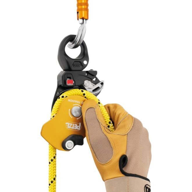 Petzl Pro Traxion polea bloqueadora de escalada