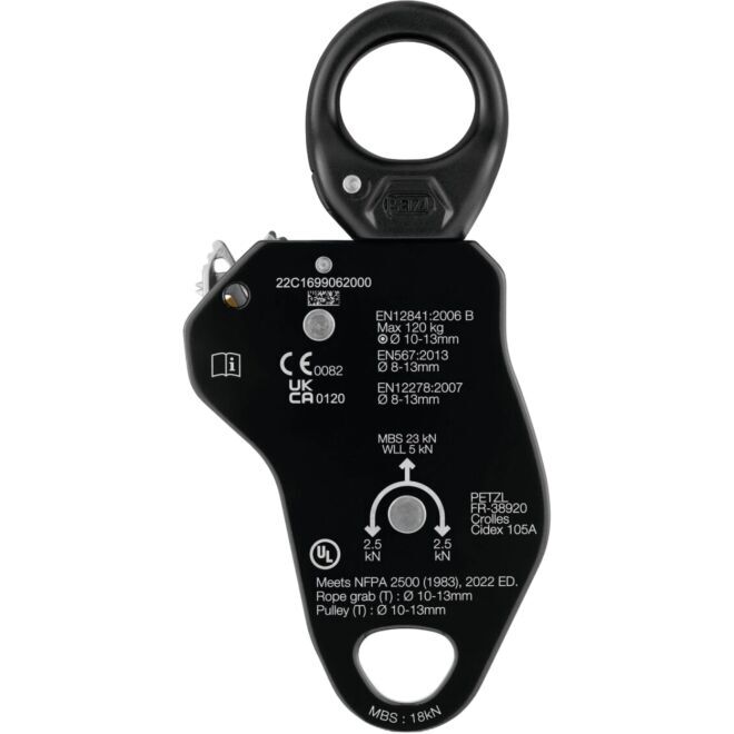 Petzl Pro Traxion polea bloqueadora de escalada