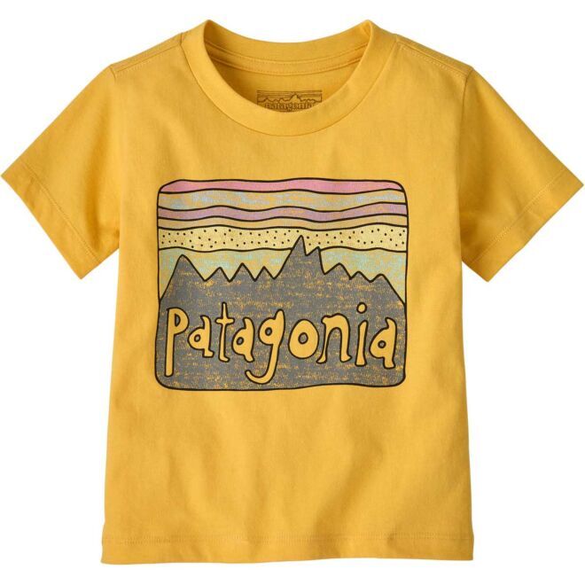 Patagonia Baby Fitz Roy Skies camisetas niño