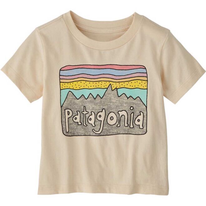 Patagonia Baby Fitz Roy Skies camisetas niño
