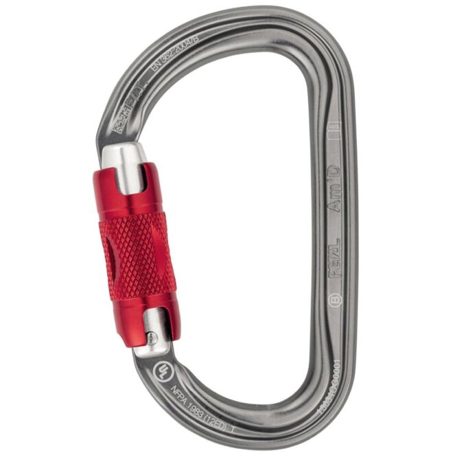 Petzl Am'D Twist Lock mosquetón de bloqueo automático para escalada