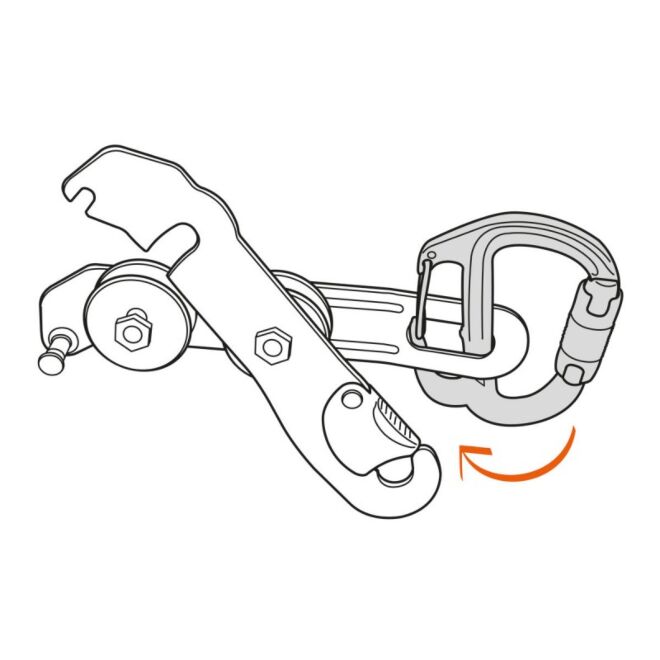 Petzl Simple descensor de espeleología