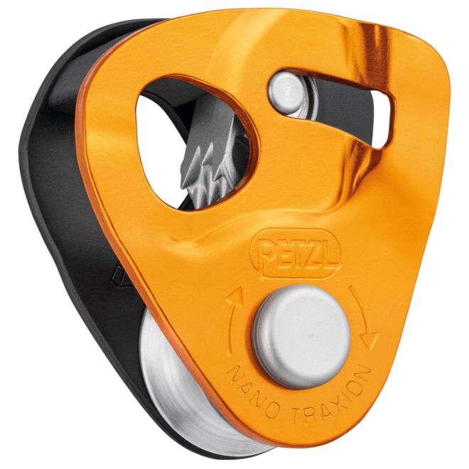 Petzl Nano Traxion polea bloqueadora de rescate