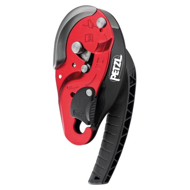 Petzl I'D L descensor autofrenante rescate con función antipanico