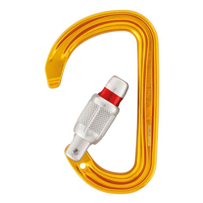 Petzl Sm'D Screw Lock mosquetón con cierre de rosca para escalada