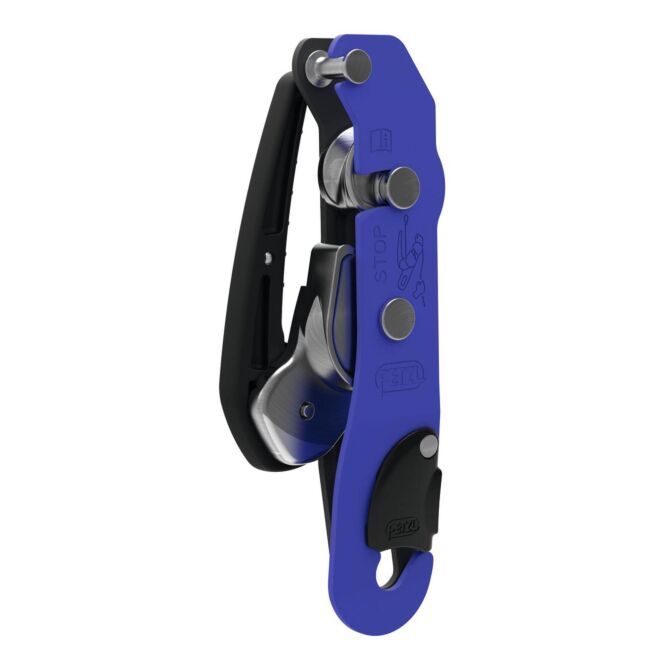 Petzl Stop descensor de espeleología con frenado asistido