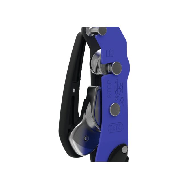 Petzl Stop descensor de espeleología con frenado asistido