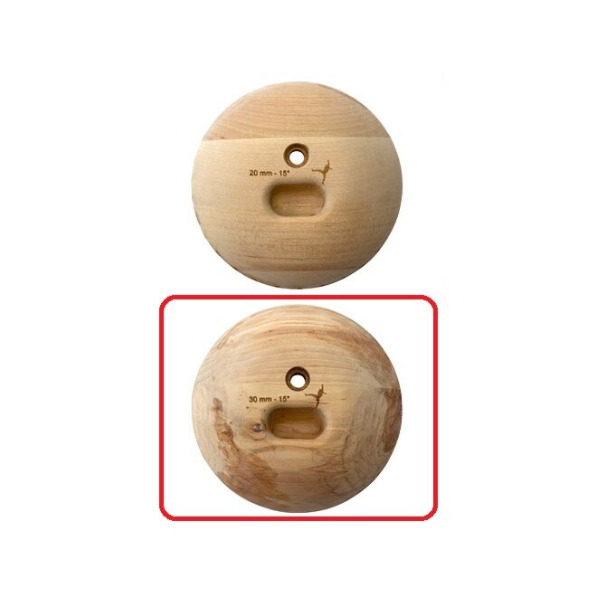 Metolius Wood Grips Pockets 15° set 6 presas de escalada