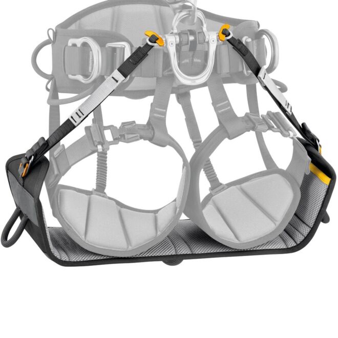 Petzl Podium asiento de trabajo cómodo diseñado para suspensiones prolongadas