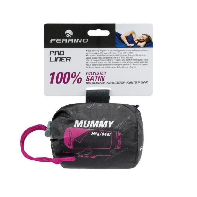 Ferrino Pro Liner Mummy saco sábana
