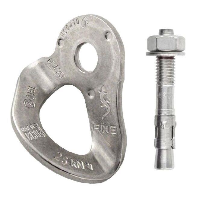 Fixe 316L Expansion Bolt Ø10x70 mm + Hanger pack tornillo de expansión + placa