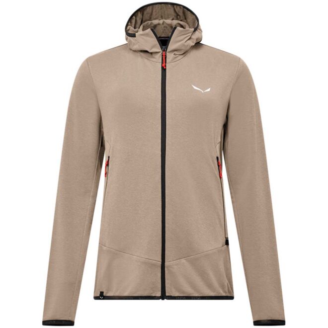 SALEWA Agner Hemp 2 Hooded Jkt W pile tecnico mujer