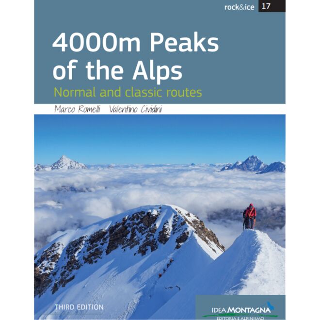 Idea Montagna 4000m Peaks Of The Alps Ed. 2026 versión inglesa guía de alpinismo