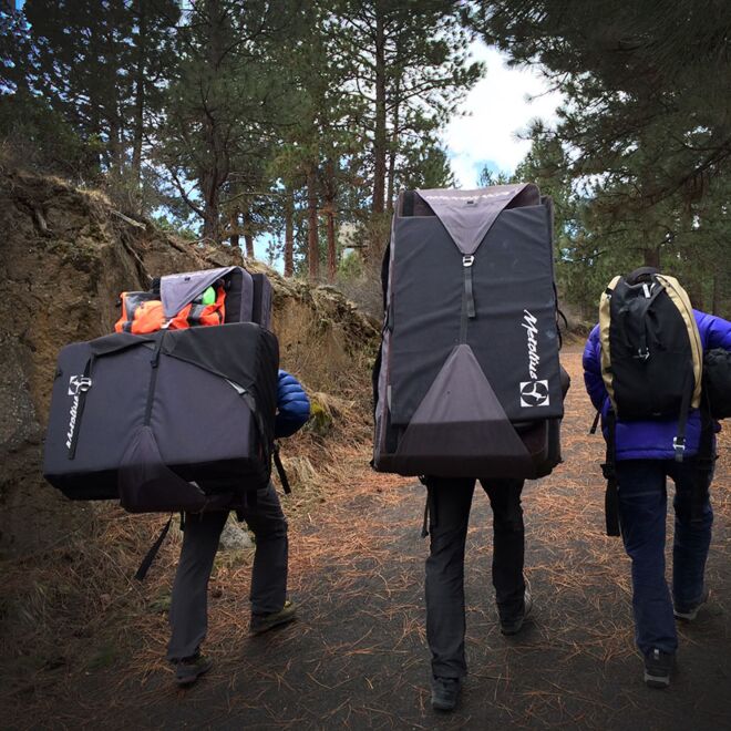 Metolius Shortstop crash pad boulder de escalada