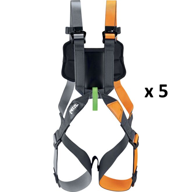Petzl Simba Climbing (pack de 5) arnés completo de escalada para niños